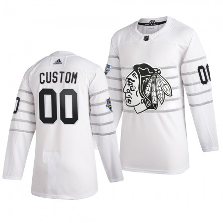 Chicago Blackhawks Personalizado Wit Adidas 2020 NHL All-Star Authentic Shirt - Mannen